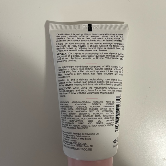 New Christophe Robin DELICATE VOLUMIZING CONDITIONER WITH ROSE EXTRACTS 75ml*10 - Picture 2 of 3